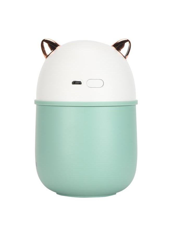 USB Home Humidifier Portable Cute Cartoon Moisturizing Mist Humidifier (Green)