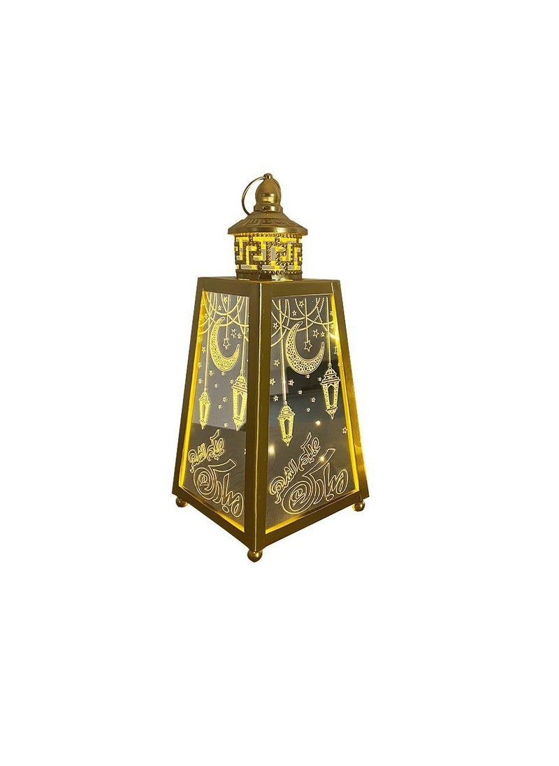 Festival wrought iron bonsai lantern glass ornaments led lantern crafts ornaments/trumpet