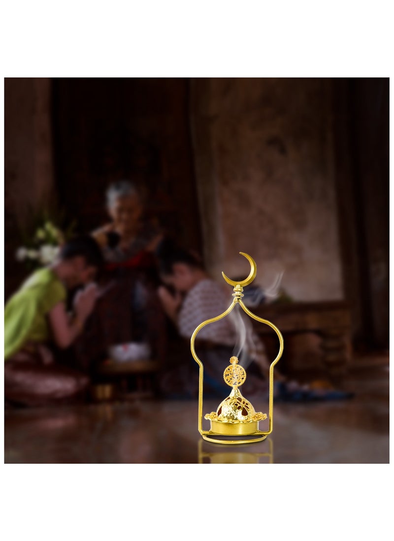 Incense burner gold retro exquisite home aromatherapy stove crafts ornaments /A