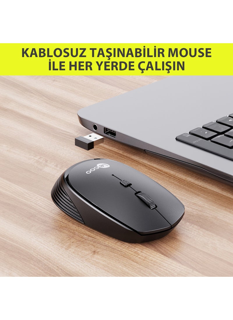Lenovo WS202 Wireless 1200DPI 4-Button Optical Mouse Gray