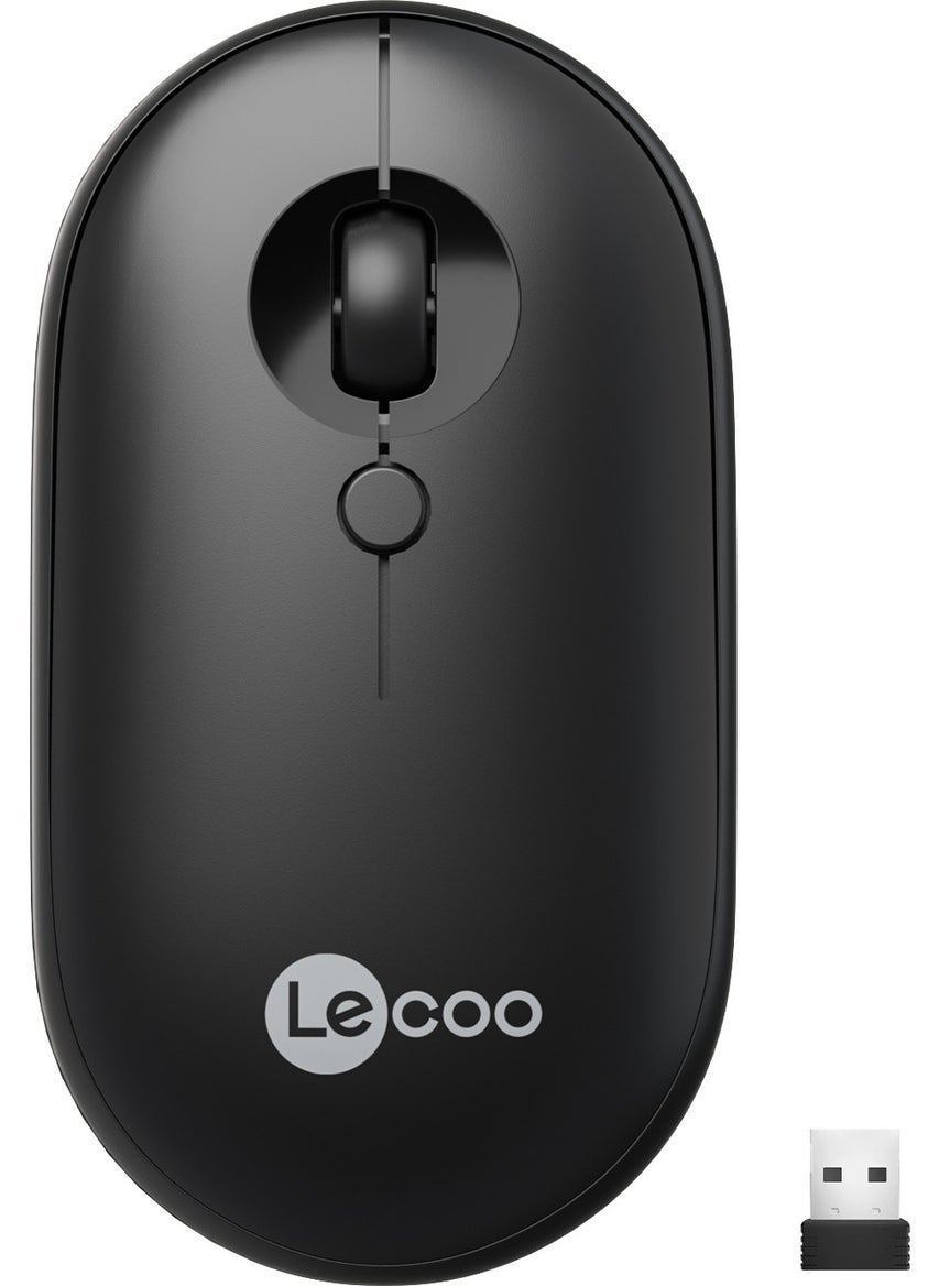 Lenovo WS212 Wireless 1600DPI 4-Button Optical Mouse Black