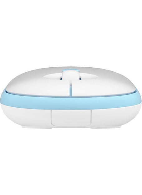 WS212 Wireless 1600DPI 4-Button Optical Mouse White & Blue