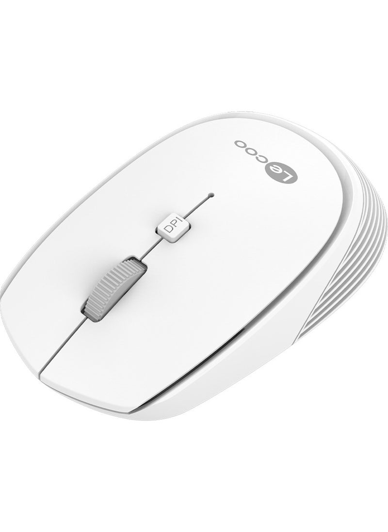 WS202 Wireless 1200DPI 4-Button Optical Mouse White