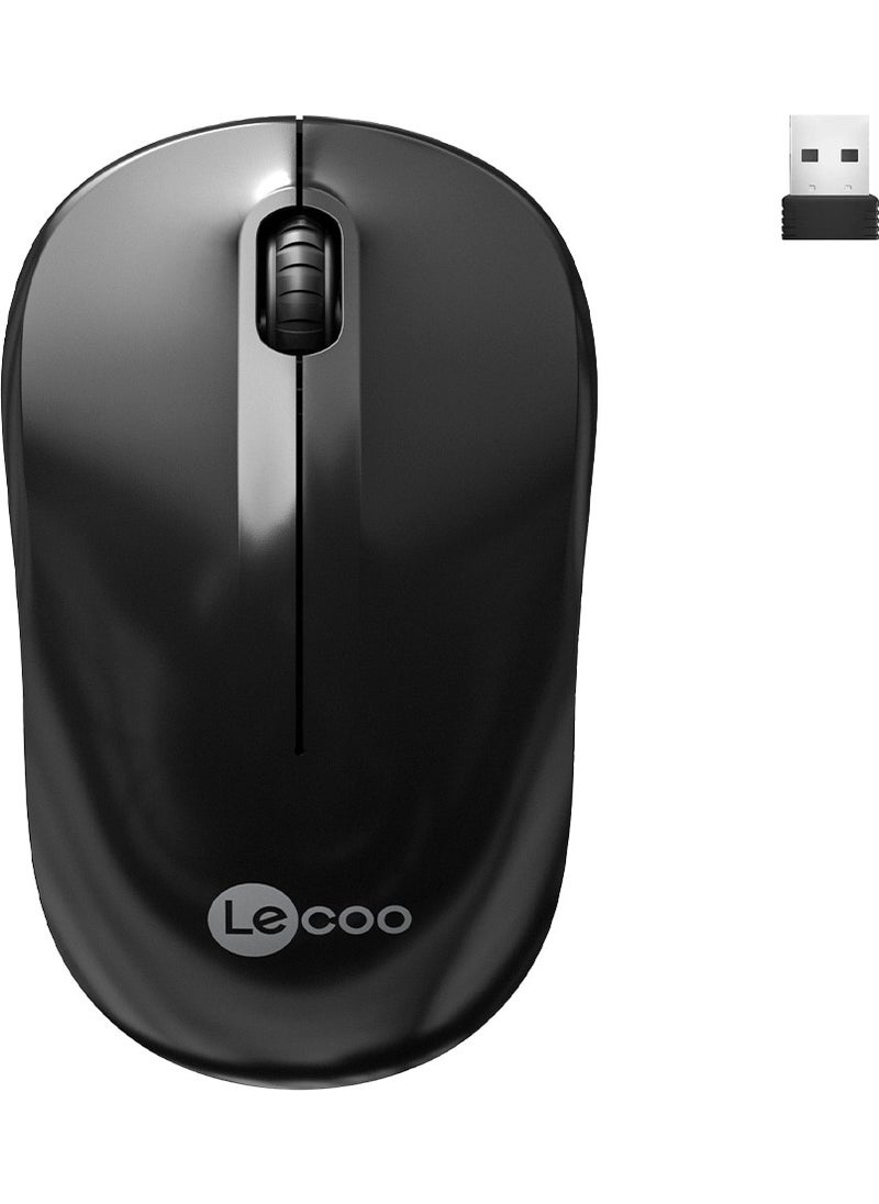 WS206 Wireless 1200DPI 3-Button Optical Mouse Black