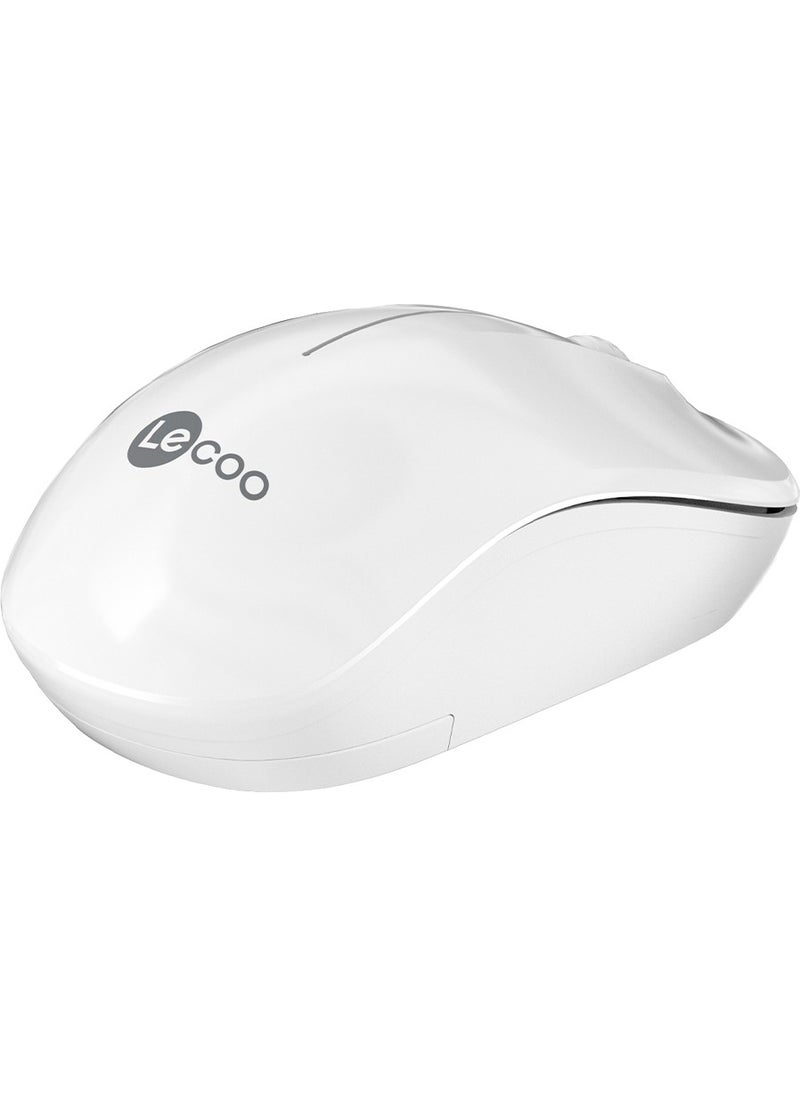 WS206 Wireless 1200DPI 3-Button Optical Mouse White