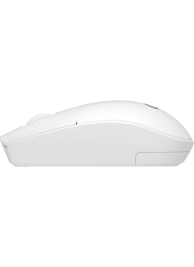 WS204 Wireless 1200DPI 3-Button Optical Mouse White