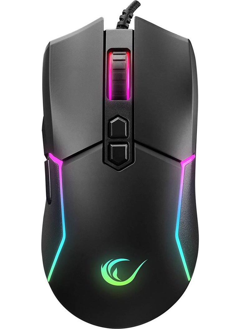 SMX-R28 Cool RGB Light + Macro 7200DPI / 1000hz Gaming Mouse Professional Mouse