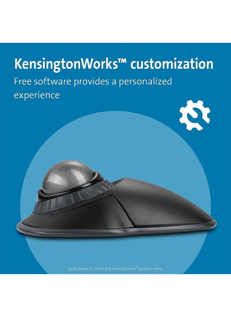 K72675WW Orbit Wireless Trackball Mouse - Black