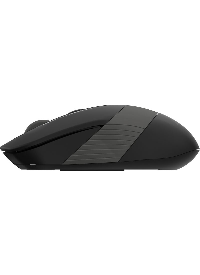 FG10 Nano Receiver Wireless Optical 2000DPI Energy Saving Mouse – Black