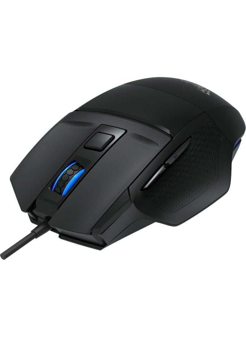S12 2400 DPI 7 Key Macro Wired Optical Gaming Mouse