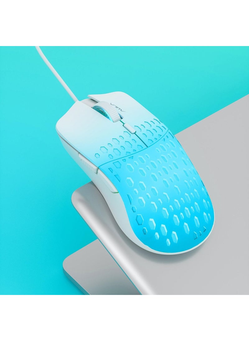 S11 Pro 3600DPI RGB Optical Gaming Mouse Blue