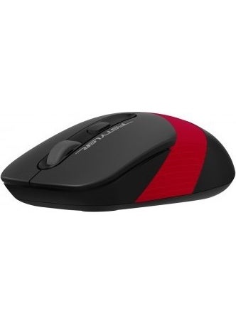 FG10 Nano Receiver Wireless Optical 2000DPI Energy Saving Mouse - Black/Red