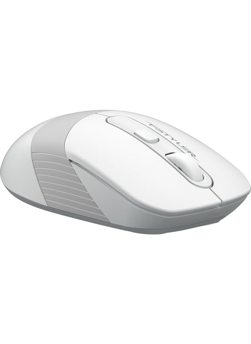 FG10 Nano Receiver Wireless Optical 2000DPI Energy Saving Mouse - White