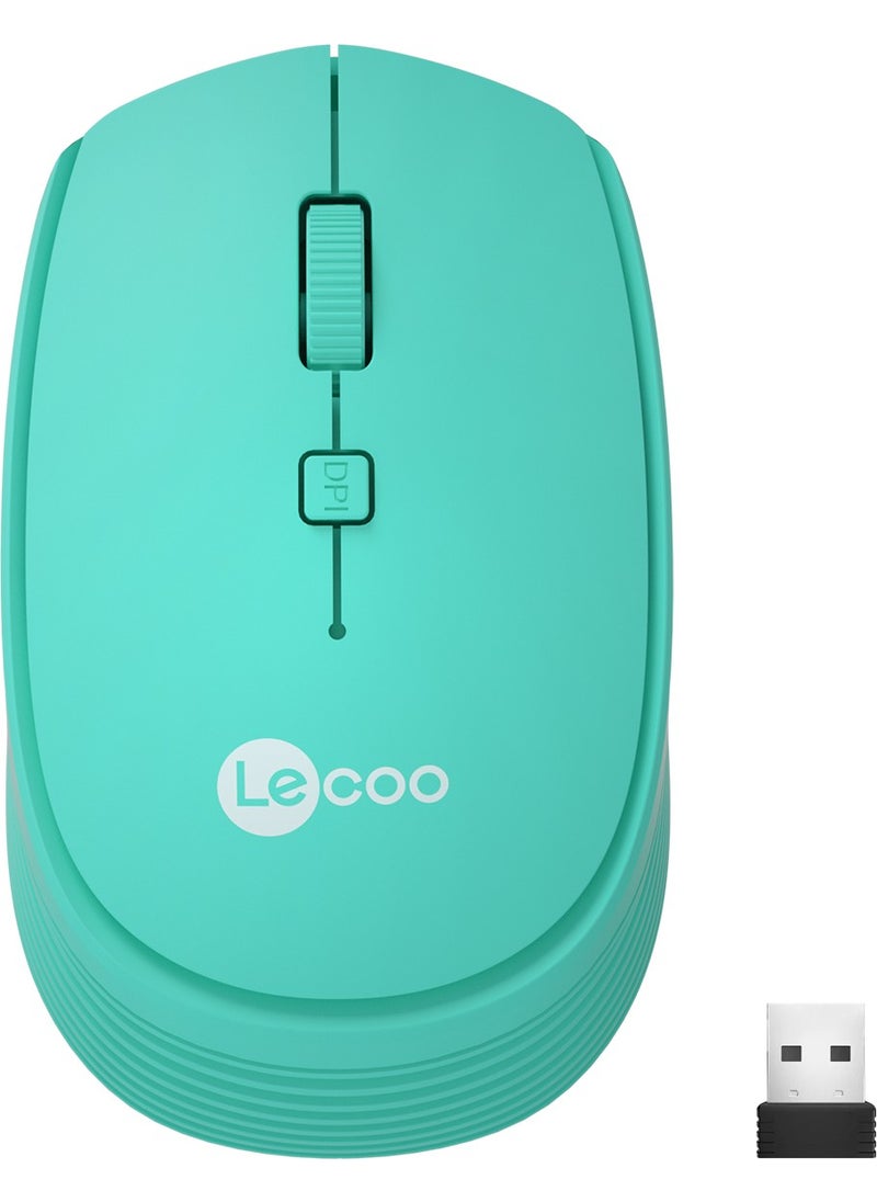 Lenovo WS202 Wireless 1200DPI 4-Button Optical Mouse Turquoise