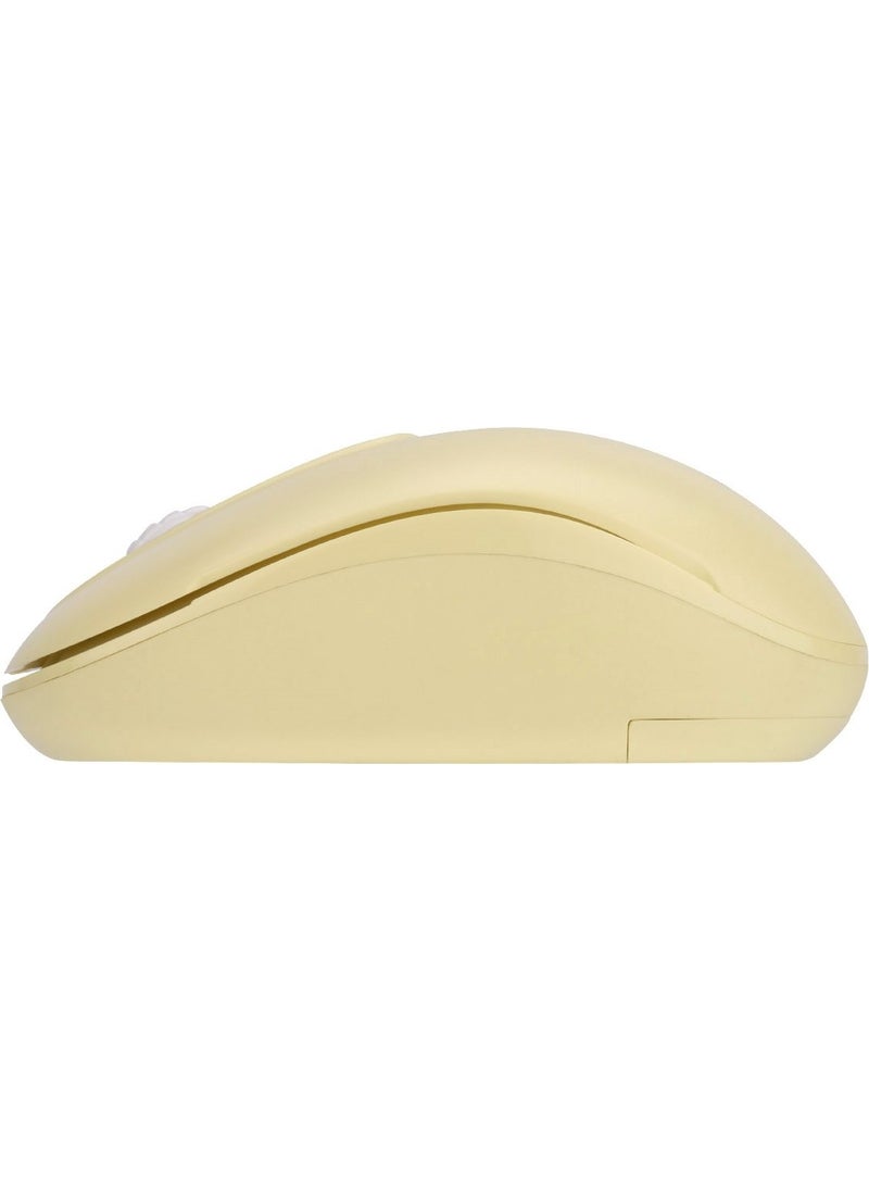 SMW-666 USB Yellow 2.4ghz Optical Wireless Mouse