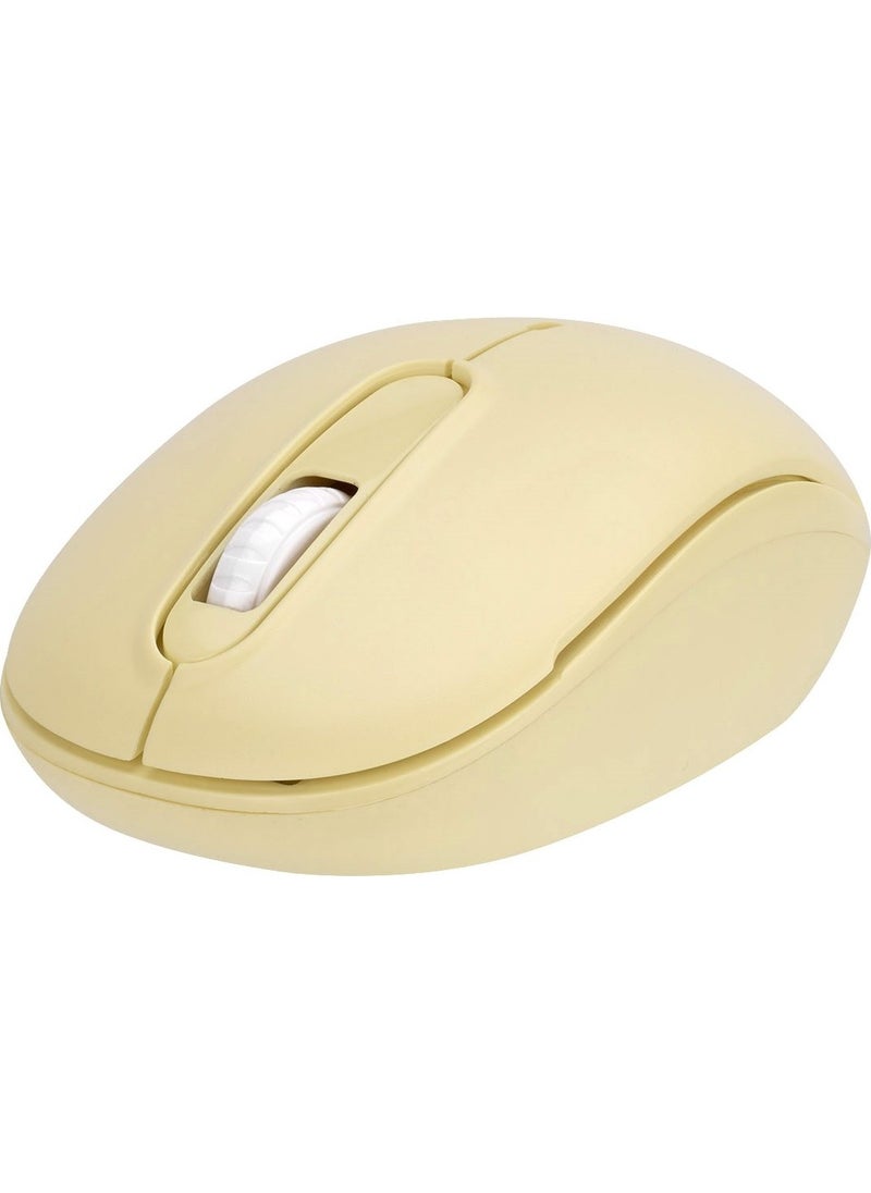SMW-666 USB Yellow 2.4ghz Optical Wireless Mouse