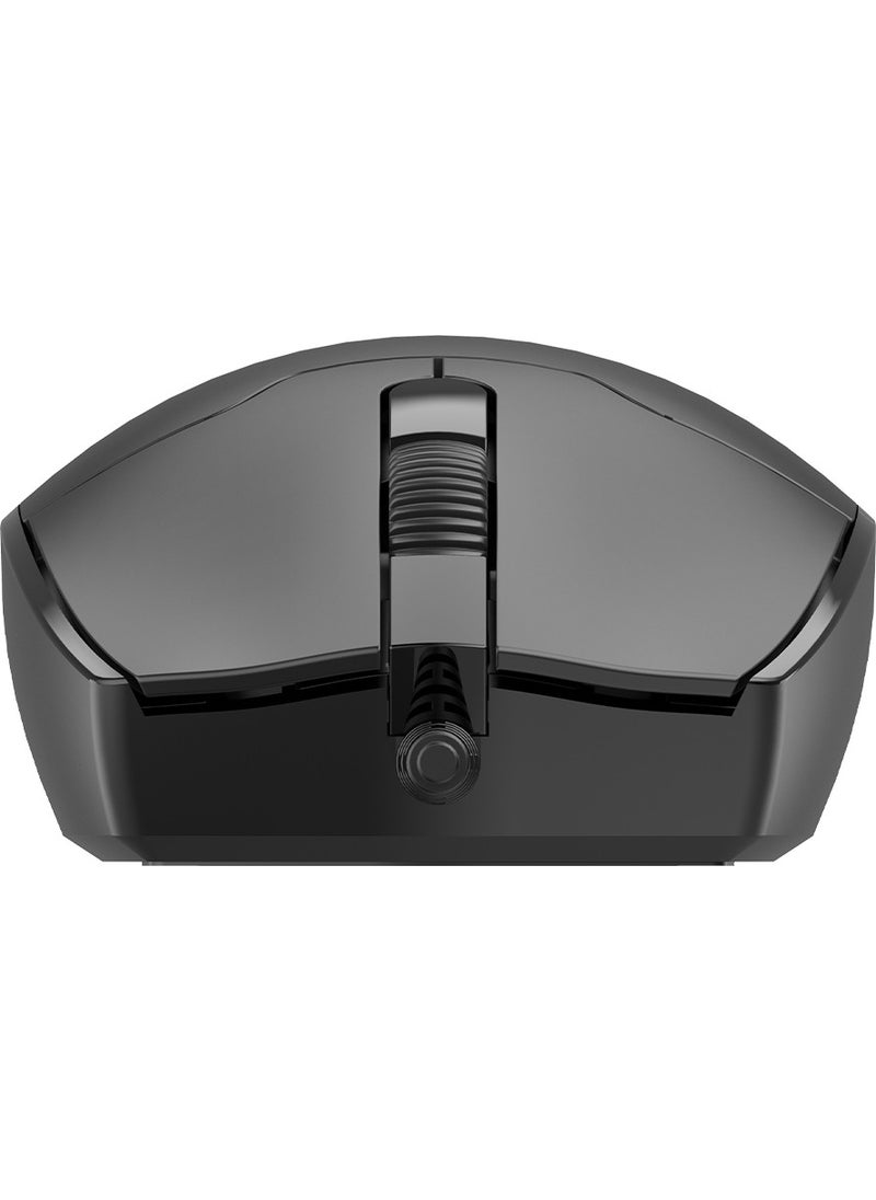 MS101 USB Wired 1200DPI 3-Button Optical Mouse Black