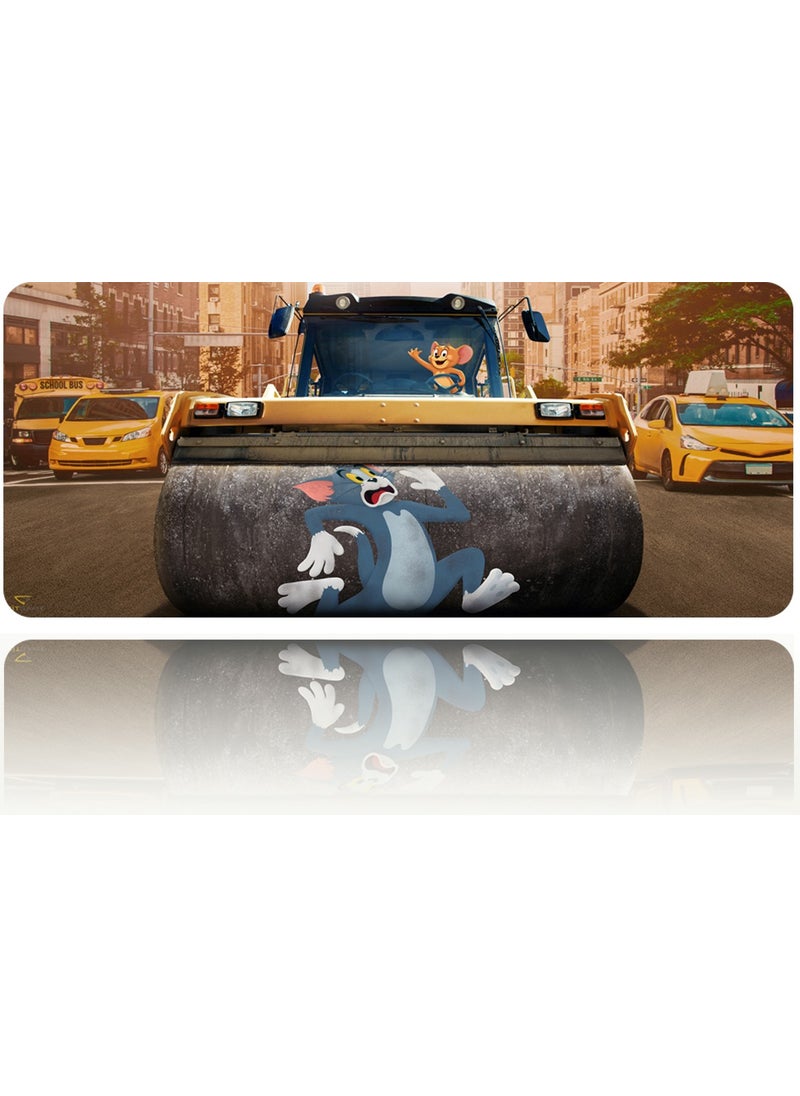 80X30 cm Tom and Jerry Non-Slip Base 3mm Stitched Gaming Gaming Mouse Pad
