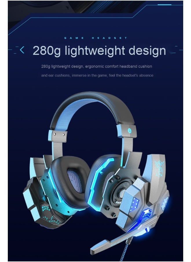 Professional Gaming Headset For PS4/PS5/XOne/XSeries/Nintendo Switch/PC -Wired