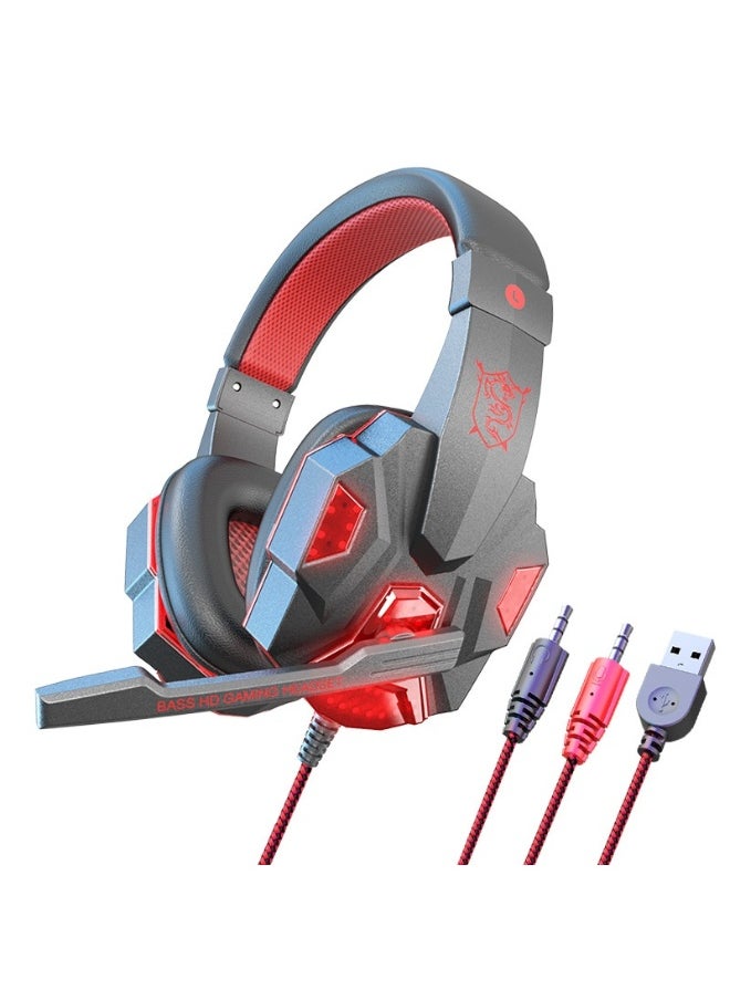 Professional Gaming Headset For PS4/PS5/XOne/XSeries/Nintendo Switch/PC -Wired