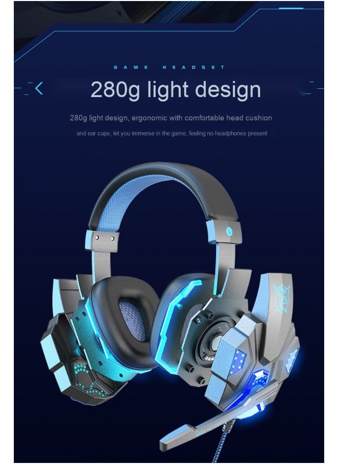 Professional Gaming Headset For PS4/PS5/XOne/XSeries/Nintendo Switch/PC -Wired