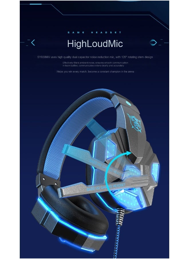 Professional Gaming Headset For PS4/PS5/XOne/XSeries/Nintendo Switch/PC -Wired