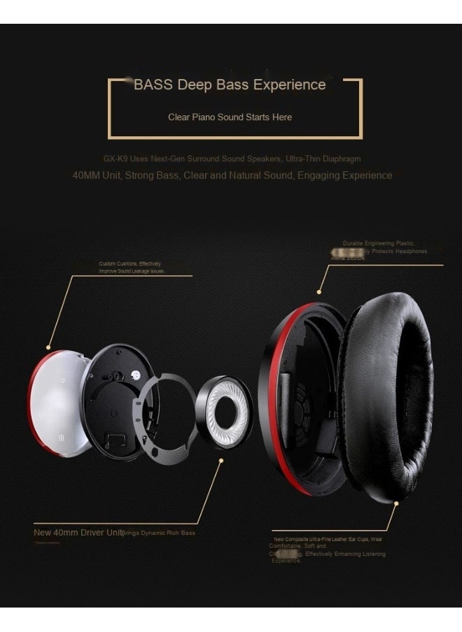 Professional Gaming Headset For PS4/PS5/XOne/XSeries/Nintendo Switch/PC -Wired
