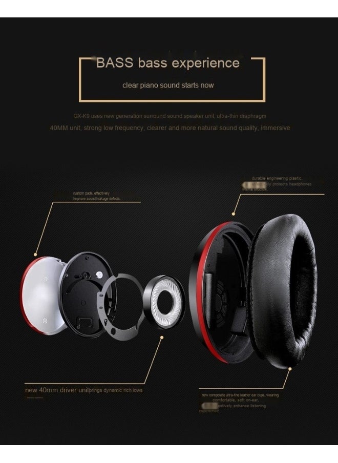 Professional Gaming Headset For PS4/PS5/XOne/XSeries/Nintendo Switch/PC -Wired