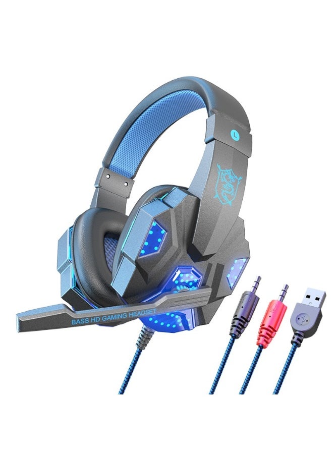 Professional Gaming Headset For PS4/PS5/XOne/XSeries/Nintendo Switch/PC -Wired