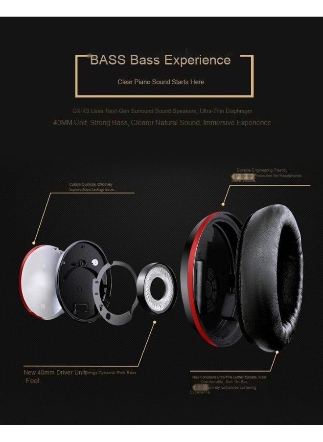 Professional Gaming Headset For PS4/PS5/XOne/XSeries/Nintendo Switch/PC -Wired