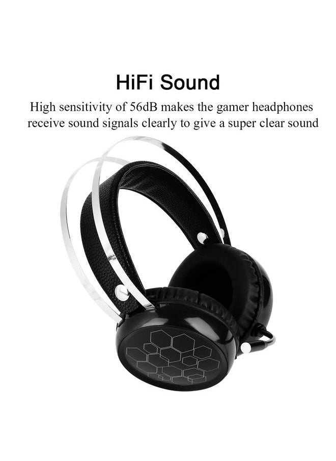 Moving Iron Sounding Gaming Headset Stereo Surrounding Sound Gamer Headphones for PUBG