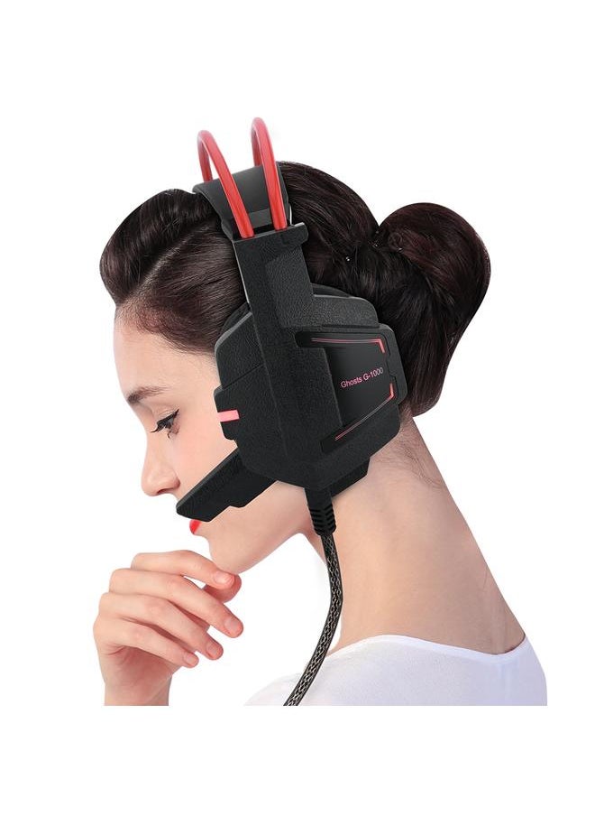 3D Surrounding Gaming Headset Moving Iron Sounding Precise Positioning Gamer Headphones