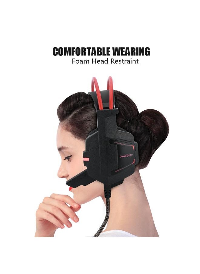 3D Surrounding Gaming Headset Moving Iron Sounding Precise Positioning Gamer Headphones