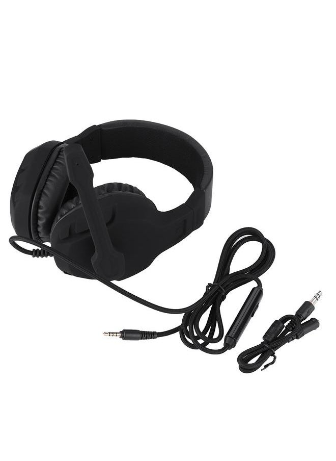 NUBWO U3 Stereo Surrounding HiFi Gaming Headset Adjustable Headband Gamer Headphones - Black
