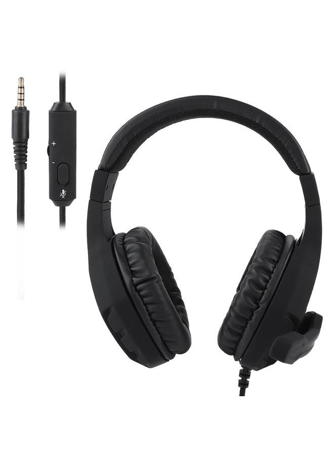 NUBWO U3 Stereo Surrounding HiFi Gaming Headset Adjustable Headband Gamer Headphones - Black