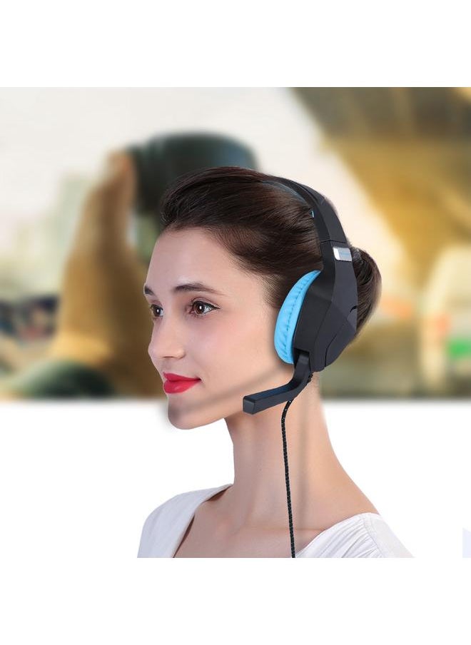 Mounted Bass Surround Gaming Telescopic Headset Wired Headphone Earphone for PS3/PS4/Xbox One