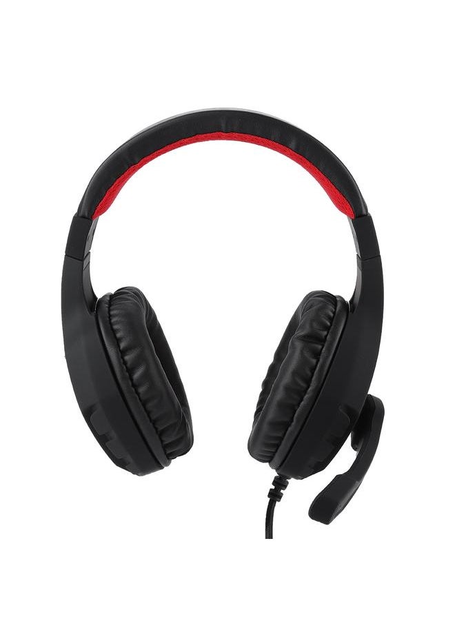 NUBWO U3 Stereo Surrounding HiFi Gaming Headset Adjustable Headband Gamer Headphones -Black+Red