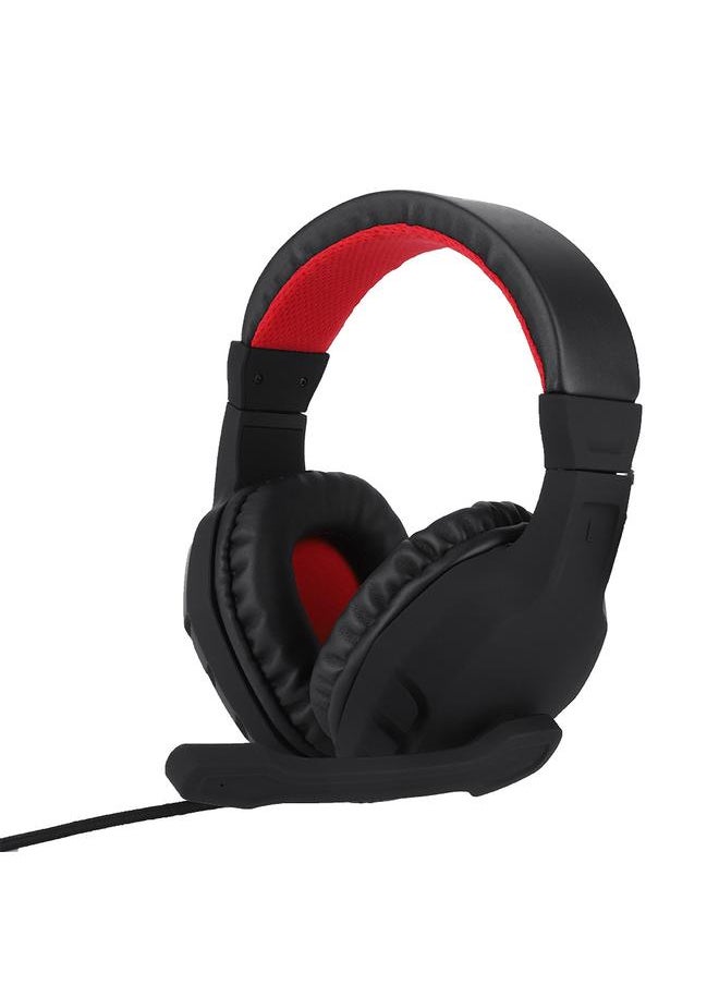 NUBWO U3 Stereo Surrounding HiFi Gaming Headset Adjustable Headband Gamer Headphones -Black+Red