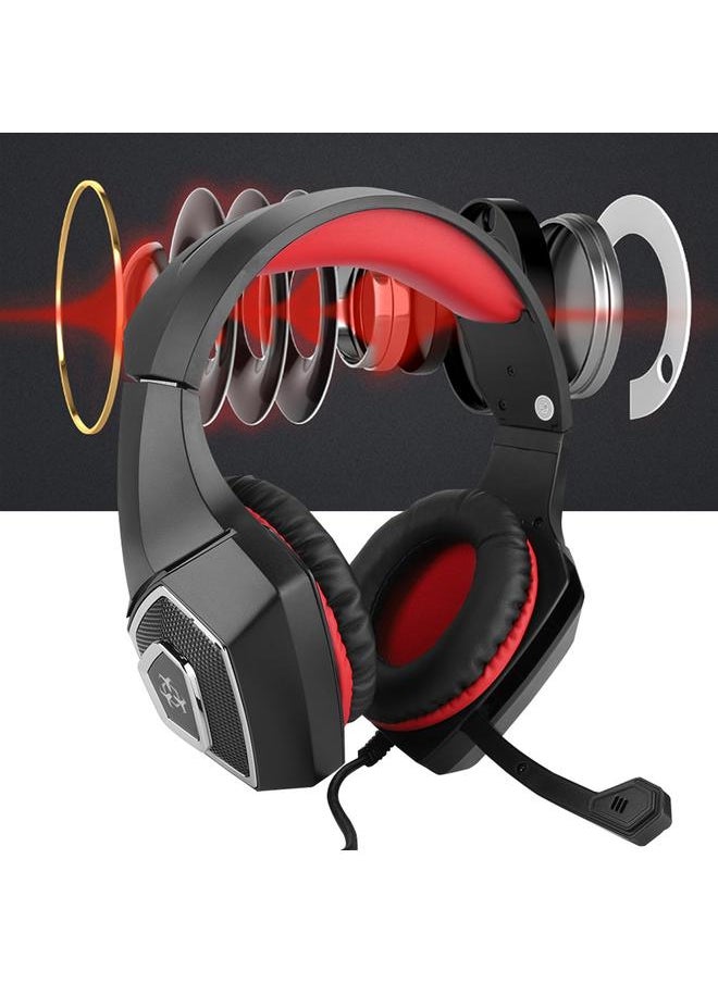 Wired Noise Reduction Gaming Headset Headphone with Mic for PS4/Xbox One S/Xbox One/Xbox one X