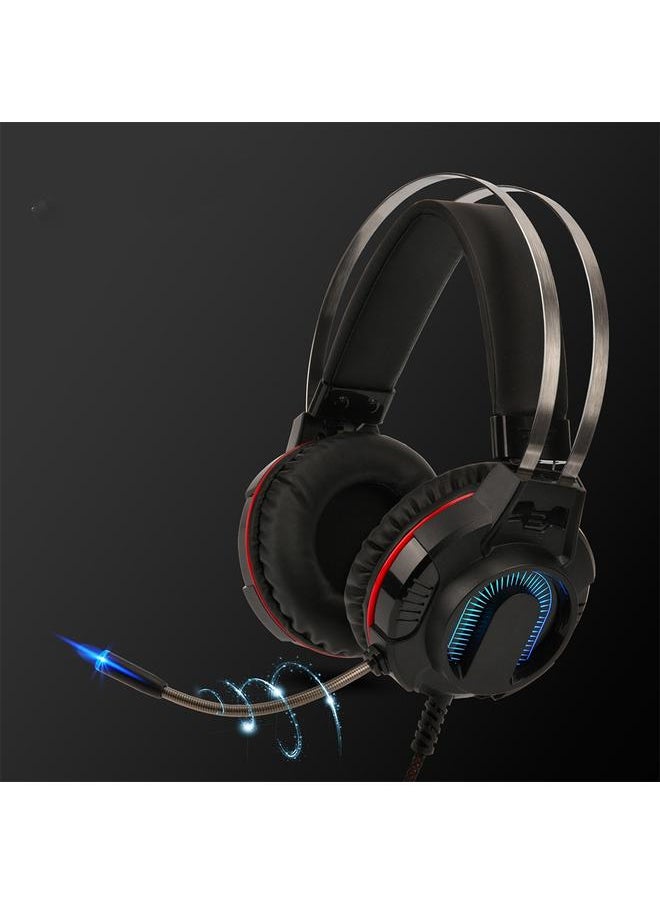 Ajazz AX260 3.5mm Stereo PC Competitive Gaming Headset E-sports Wired Headphone + Mic