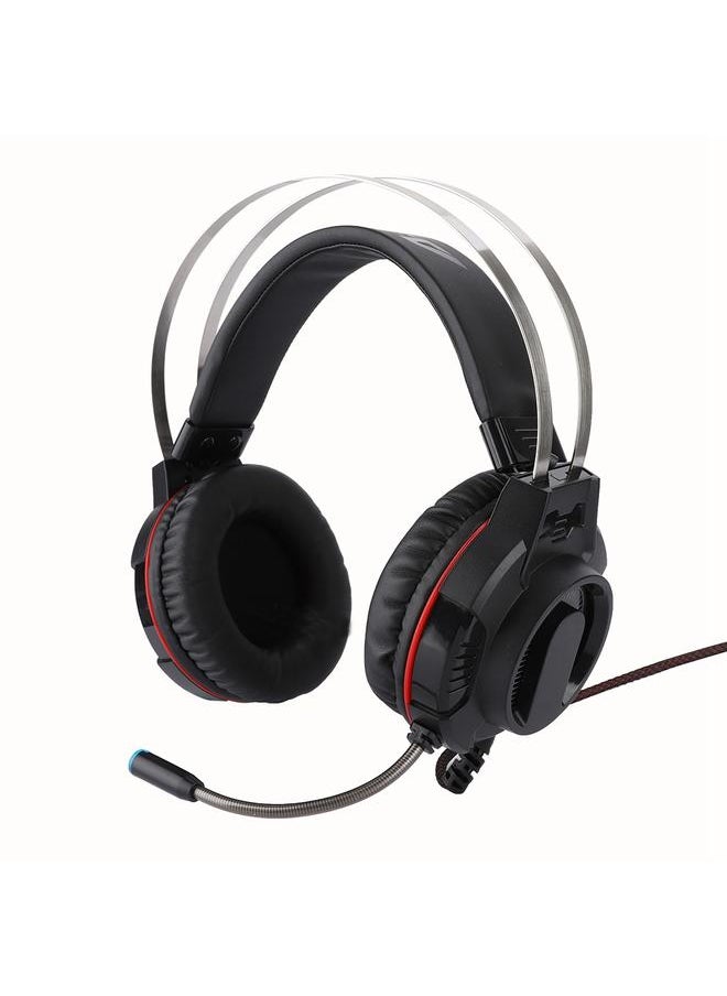 Ajazz AX260 3.5mm Stereo PC Competitive Gaming Headset E-sports Wired Headphone + Mic