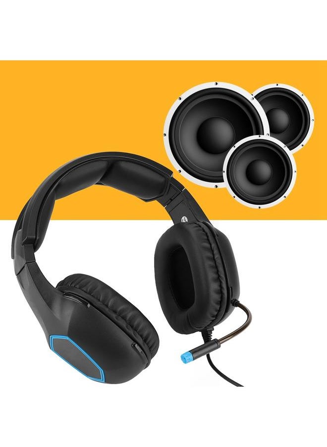 SADES SA818 Wired Gaming Headset Gaming Headphone for PS4 Laptop Xbox one Blacke Blue
