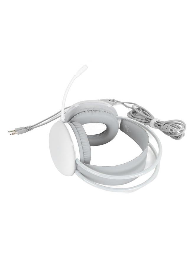 RGB Gaming Headset with Microphone Noise Reduction USB 3.5mm Ergonomic Wired Gaming Headset with Dynamic RGB LED Light