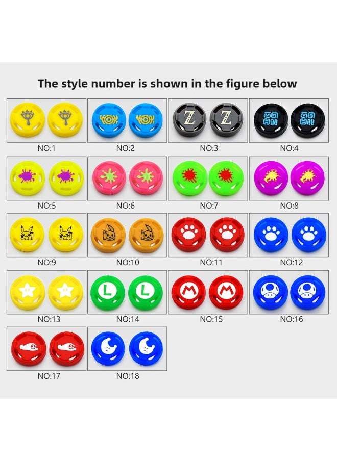 Nintendo Switch Handle Key Cap Switch Rocker Cap Nintendo Switch Silicone Cap-Product Color:NO:15 TP4-1764 Mary Red
