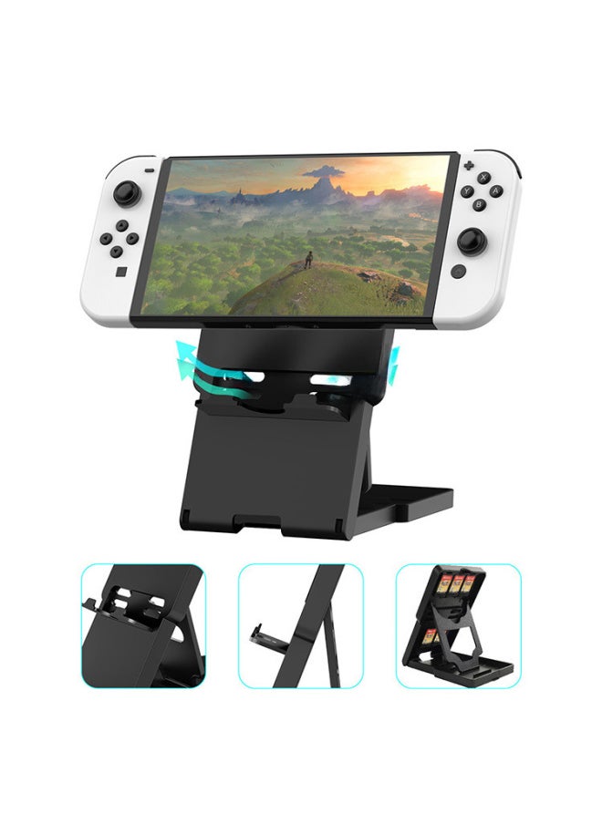 Nintendo Switch Lite Stand Switch OLED Adjustable Stand Portable Switch Folding Display Stand-Product Color:White