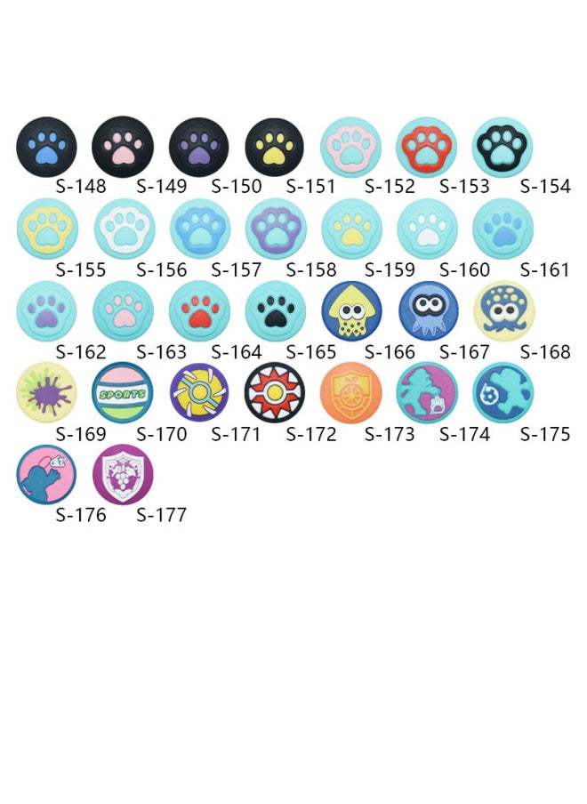 Switch Rocker Cap Nintendo Cat Claw Silicone Rocker Cover NS/Lite Protective Case Handle Rocker Button Cap-Product Color:s-32