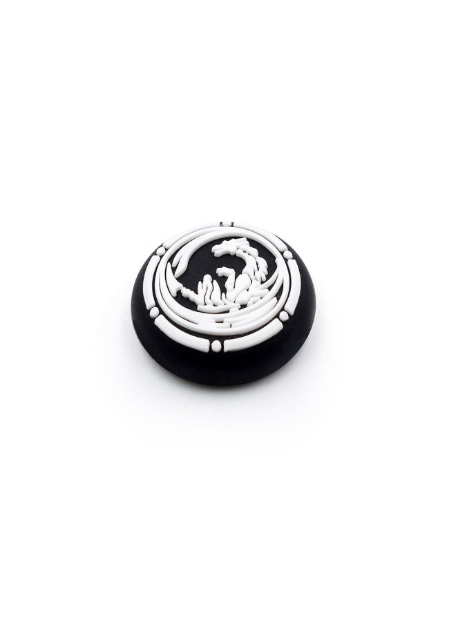 Skin-friendly Hand Feeling PS4/PS5 Handle Rocker Cap PS5 Silicone Cap PS5 Cartoon Button Cap Silicone Protective Cap-Product Color:GP5-4-015 Dragon