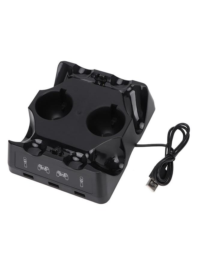 MultiFunctional Charger For PS4/PS4 MOVe PS4 VR Controller Four Charging Dock