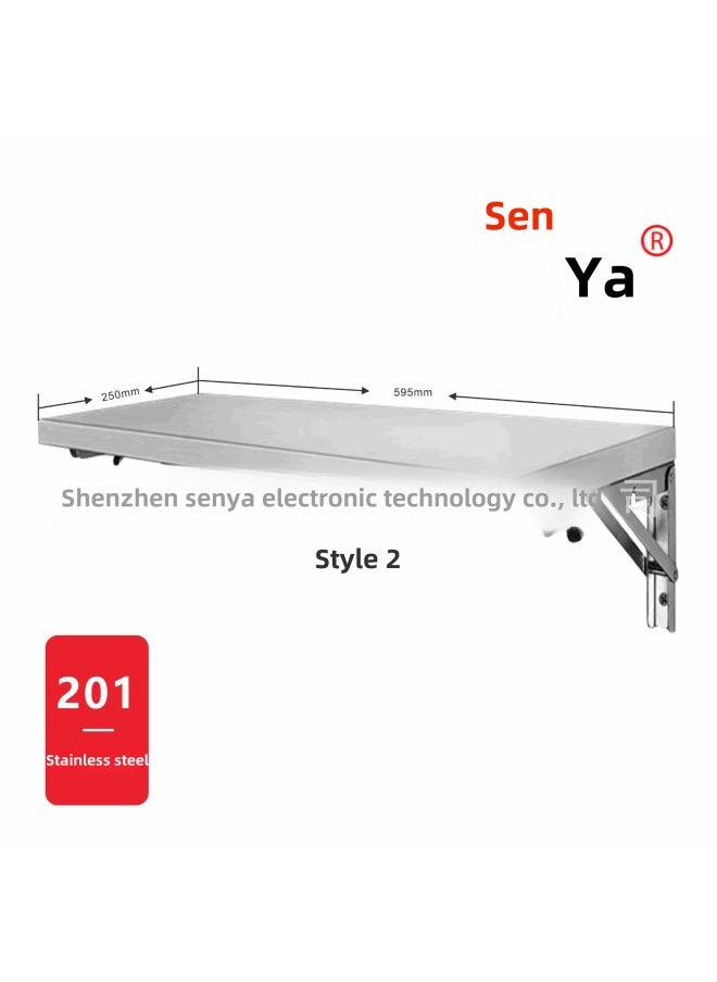 Y-9 Wall-Mounted Industrial Keyboard Stand Folding Down Space-Saving Keyboard Tray-Color:Style 1 495 X 250mm