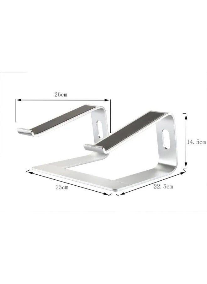 Aluminum Alloy Mobile Phone Bracket Non-Slip Neutral Spot LCD Lazy Stand Elevated Stand-Color:Silver